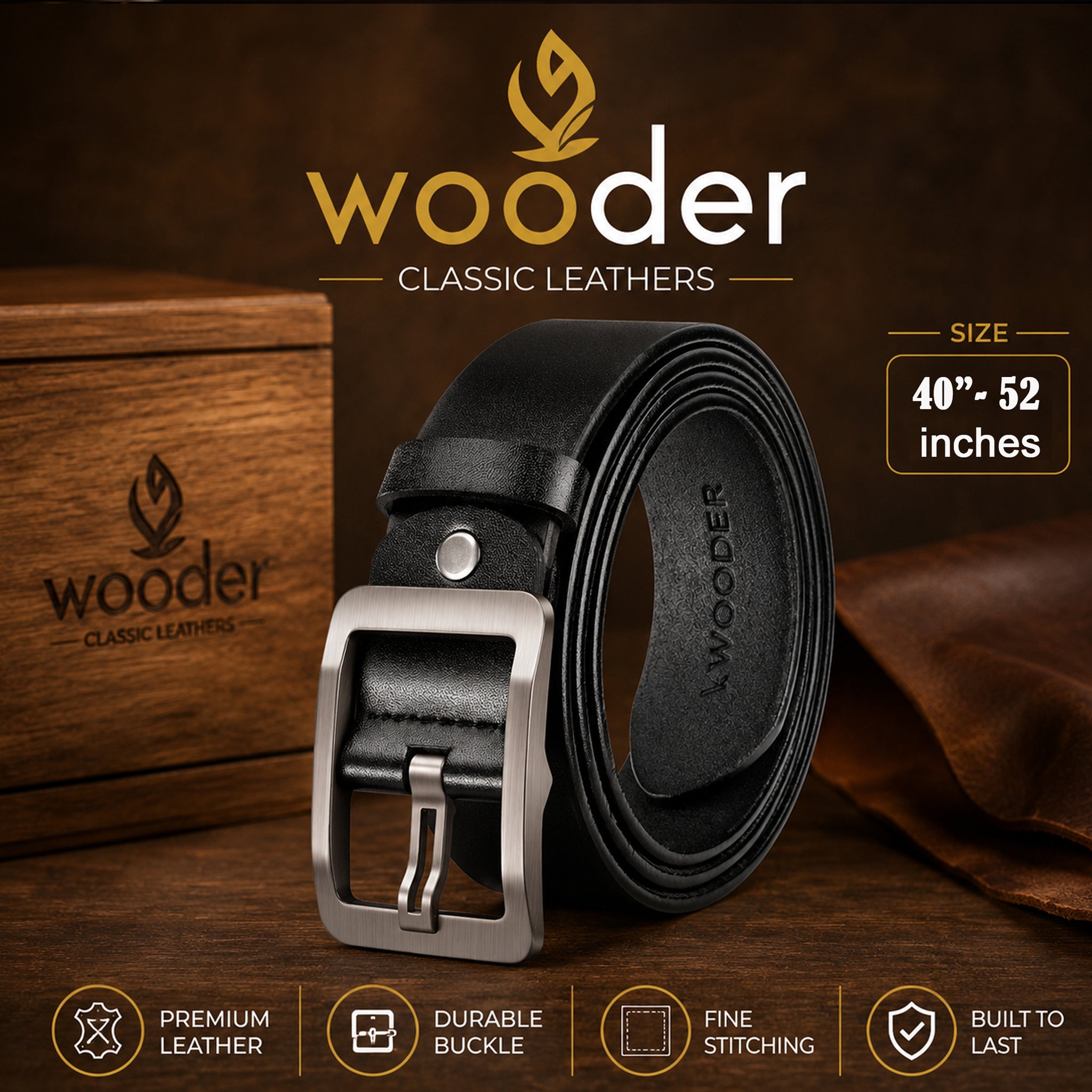 mens leather belts