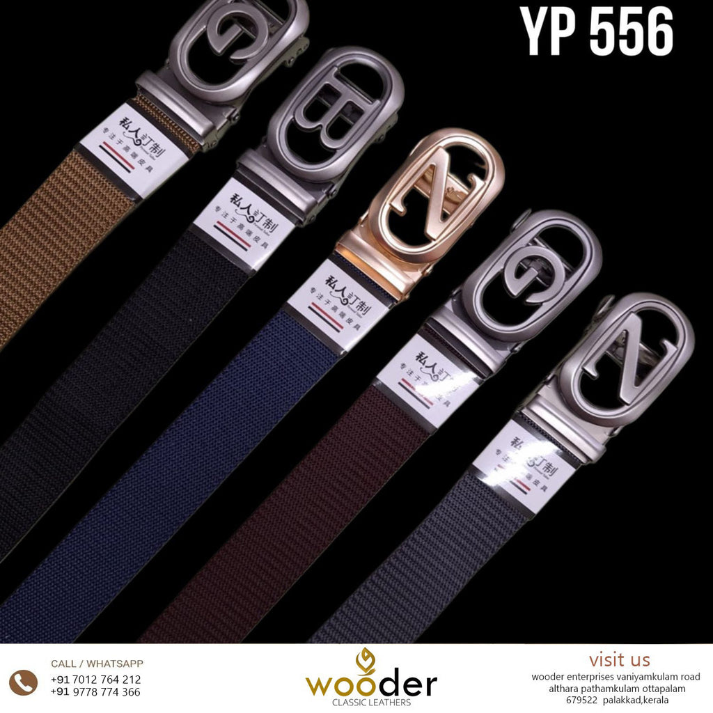 Premium Automatic Buckle Canvas Belt for Men (YP 556)