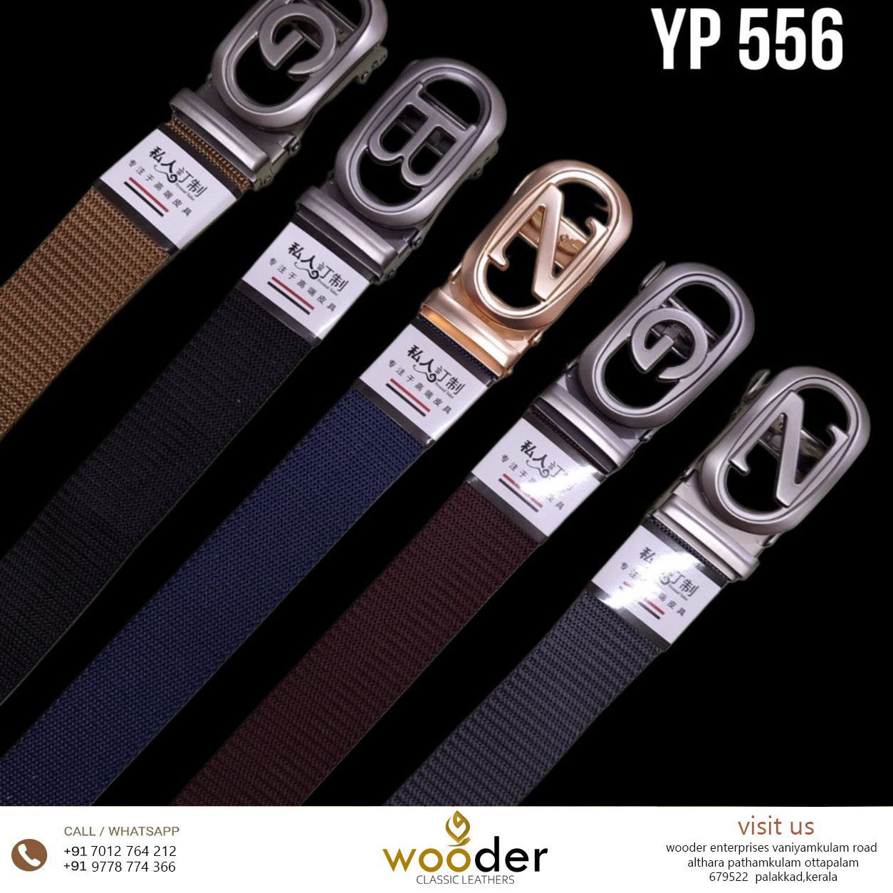 Premium Automatic Buckle Canvas Belt for Men (YP 556)