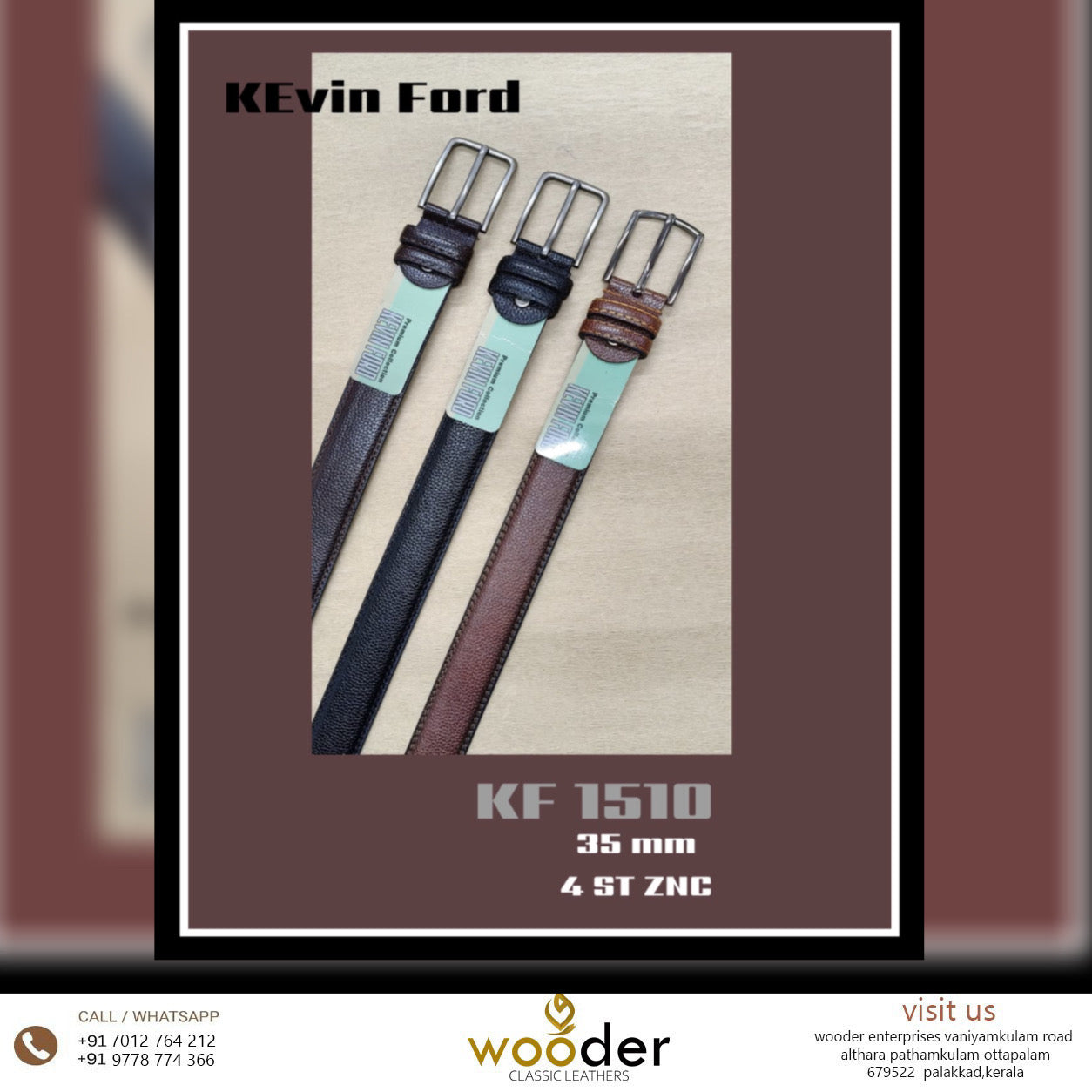 kevin ford foam belts