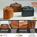 Material: Top-grain Leather / Heavyweight Canvas